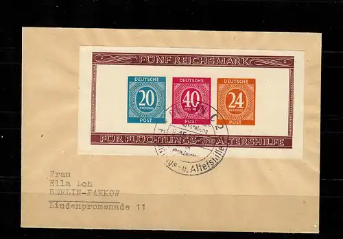 MiNr. Blöcke 12 A/B, gestempelt Sonderstempel, BPP Befund, echt