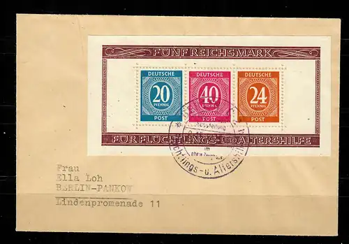 MiNr. Blöcke 12 A/B, gestempelt Sonderstempel, BPP Befund, echt