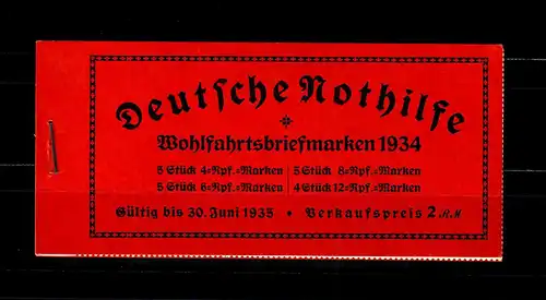 DR: MiNr. MH 40.4, Markenheftchen, postfrisch, **