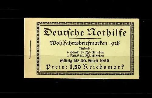 DR: MiNr. MH 27.2, Markenheftchen, postfrisch, **, Luxus