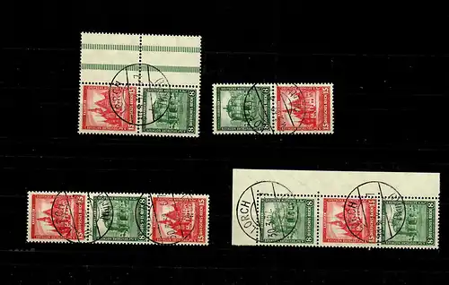DR: MiNr. 588-591, gestempelt, Luxus