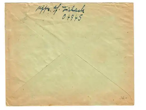 GG Tampon de la poste: Wroclaw - Cracovie, n° 0142: Lettre de FP à Berlin