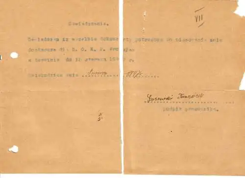 GG Ostbahn Certificat d'emploi, Réutilisable 1947