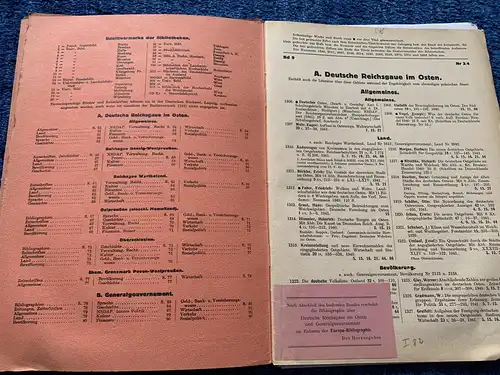 GG: Lagaue allemande de l'Est et Gg: Politique et économie 1940/41