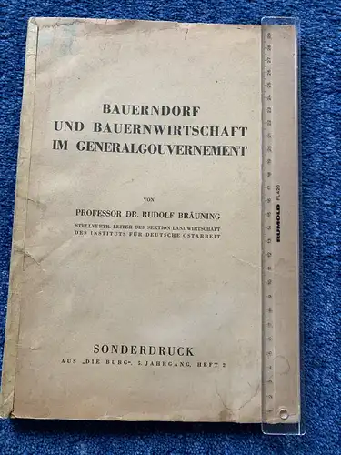 GG: Heft: Bauerndorf und Bauernwirtschaft im GG; 1944