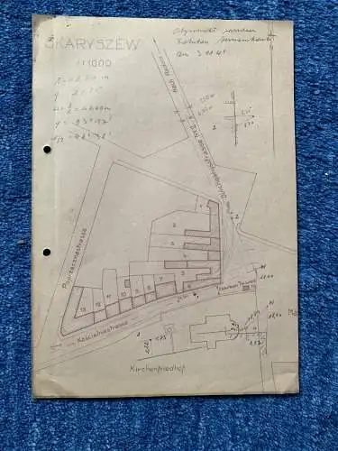 GG: Plan Skarystsev, cimetière de l'église