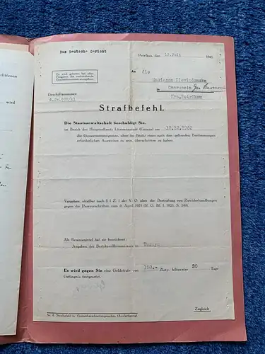 GG: Akte Staatsanwaltschauft: polnischer Polizeiposten Petrikau, 1940, Verhör, Aussagen, ...