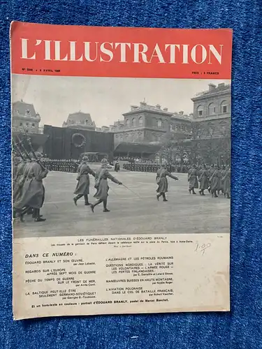 GG: L'illustration 6.4.1940, Französische Journal, L'aviation Polonaise, ...