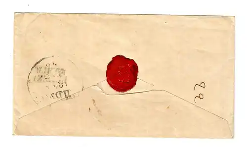 Russie: 1845: Lettre à Venise: Tampon: Libre jusqu'à la frontière