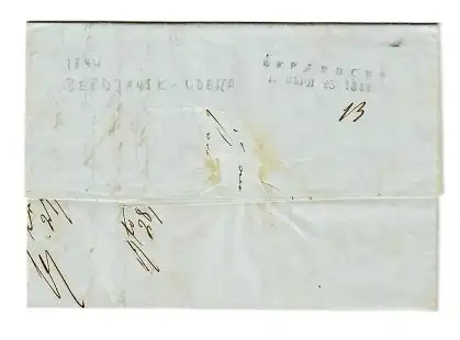 Rus: 1844 Berdgansk à Odessa