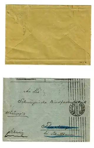 Rus: 5x pièces justificatives Moscou, Romanov-François/Munich etc. 1913