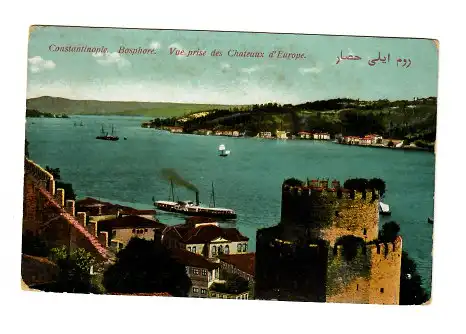 Rus: Levante 1911: Ansichtskarte Konstantinopel in die Schweiz
