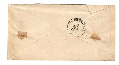 Rus: 1875 Lettre à Reval