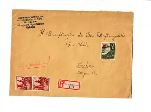 GG: Groß-Brief Einschreiben Rzeszow nach Krakau