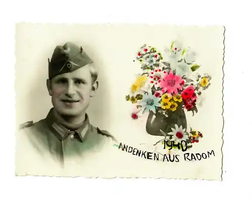 GG: 1940 Photo souvenir d'un soldat de Radom