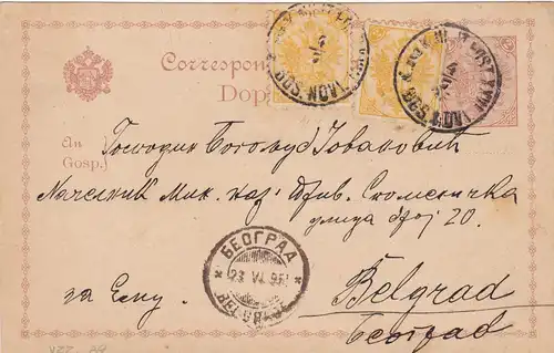 1895: Beograd post card