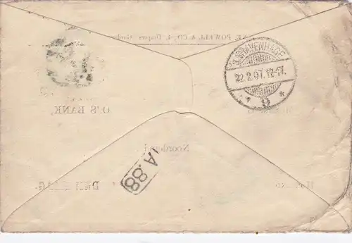 1907: letter from London to Den Haag