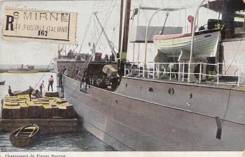 Italy to Germany 1909, registered, Costantinople - Galata