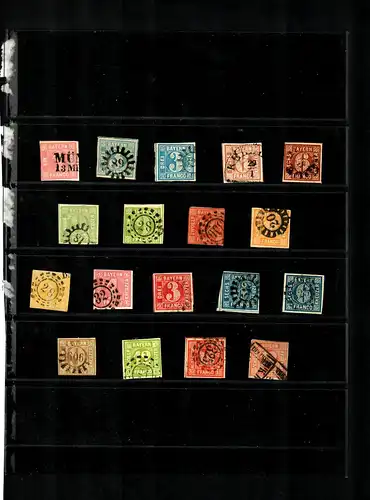 Bavière: très riche collection de Bavière, beaucoup de bonnes éditions, souvent examiné