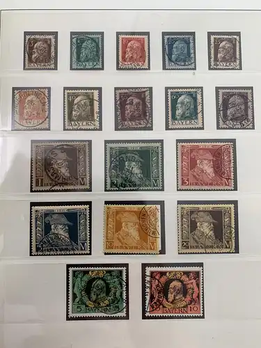 Bavière: très riche collection de Bavière, beaucoup de bonnes éditions, souvent examiné