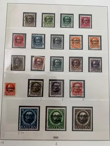 Bavière: très riche collection de Bavière, beaucoup de bonnes éditions, souvent examiné