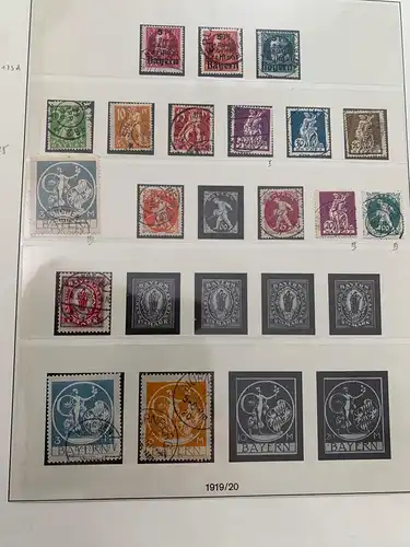 Bavière: très riche collection de Bavière, beaucoup de bonnes éditions, souvent examiné