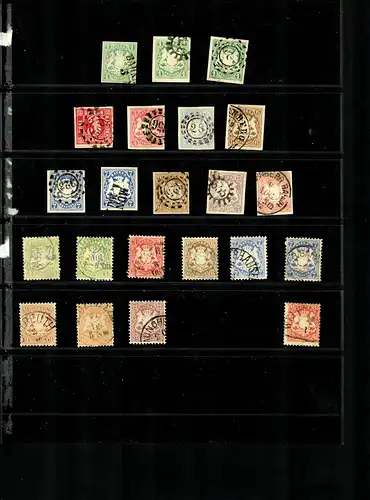 Bavière: très riche collection de Bavière, beaucoup de bonnes éditions, souvent examiné