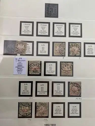 Bavière: très riche collection de Bavière, beaucoup de bonnes éditions, souvent examiné