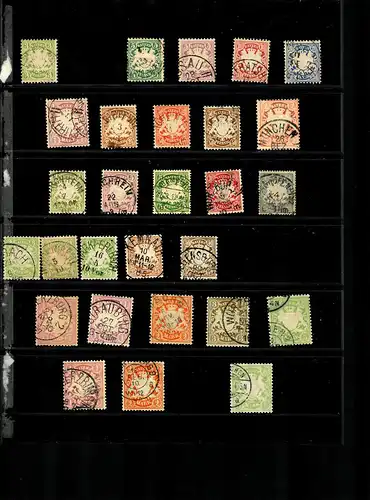 Bavière: très riche collection de Bavière, beaucoup de bonnes éditions, souvent examiné