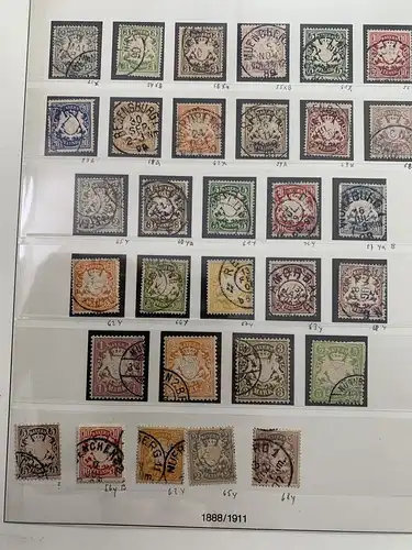 Bavière: très riche collection de Bavière, beaucoup de bonnes éditions, souvent examiné