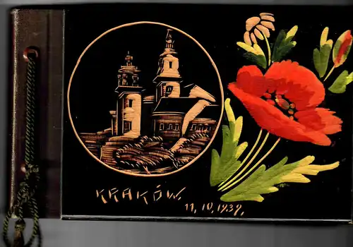 Gouvernement général: Beau album photo commémoratif en bois 1939.