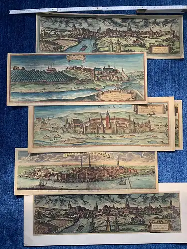 Collection de 11 gravures d'art du Gouvernement général GG 1939-1945