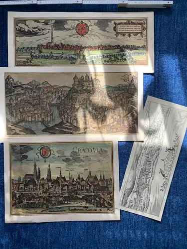 Collection de 11 gravures d'art du Gouvernement général GG 1939-1945