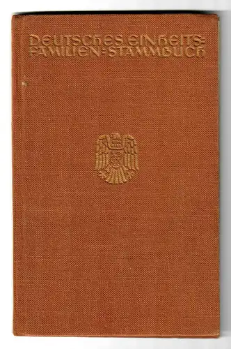 GG: Deutsches Einheits-Familien-Stammbuch1937-1942