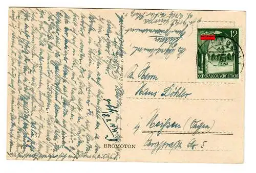 GG: AK Radom mit der seltenen Ansicht des Bezirksgerichtes 1941