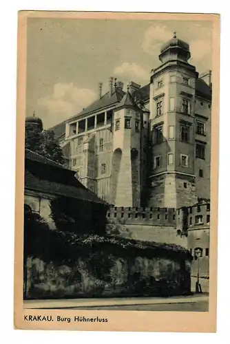 GG: AK Cracovie: Château de Höhlfuss, Siège du gouverneur général Frank
