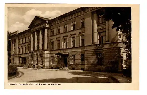 GG: AK Radom: Bâtiment du chef du district, siège du gouvernement