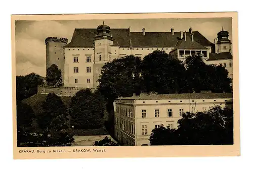 GG: AK Krakau: Burg zu Krakau, 1943