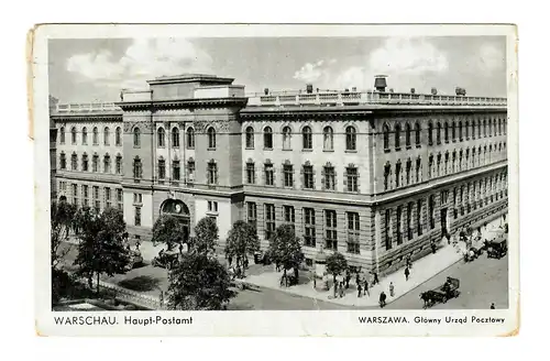 GG: AK Varsovie: Bureau de poste principal, 1942