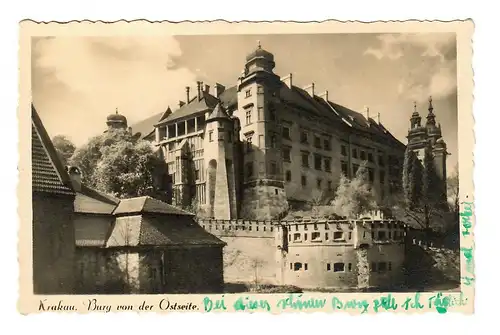 GG: AK Krakau: Burg von der Ostseite, 1941