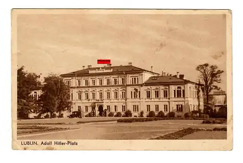 GG: AK Lublin: place AH comme poste de terrain 1941 de la station hospitalier