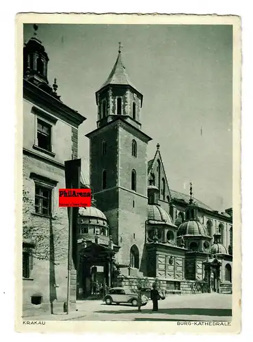 GG: AK Cracovie: Château Cathédrale, rare