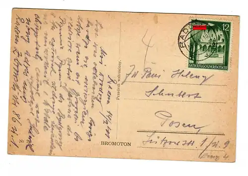 GG: AK Radom: Administration de la ville 1941 après Poznan