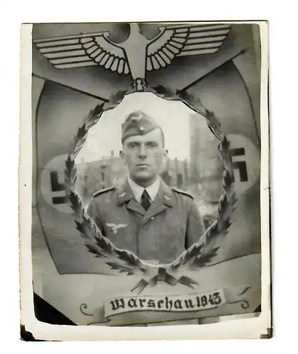 Generalgouvernement GG: Erinnerungsfoto Warschau 1943