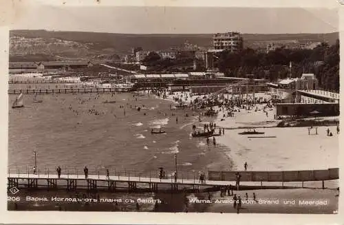 Bulgarie 1940: Carte de Varna vers Sommerfeld - censure