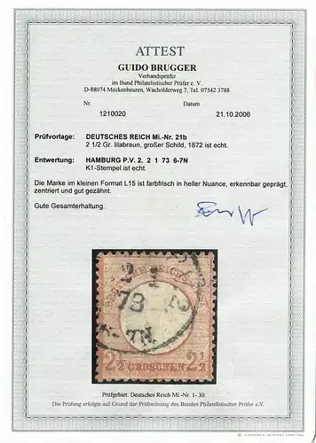 DR: Min. 21b, tamponné, centré et bien doué, BPP Attest