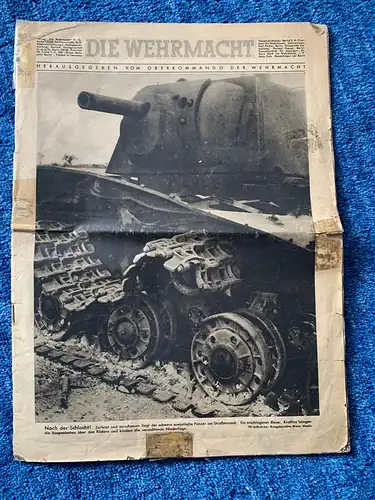Zeitschrift: Die Wehrmacht ca. Anfang 1942