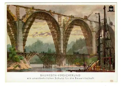 Gouvernement général GG: assurance construction, timbre spécial Cracovie 1943