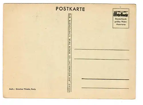 Generalgouvernement GG: Postkarte Panzerkampfwagen, Polen