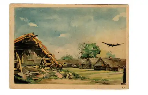 Generalgouvernement GG: Postkarte: Feldpost Deblin Irena 1942